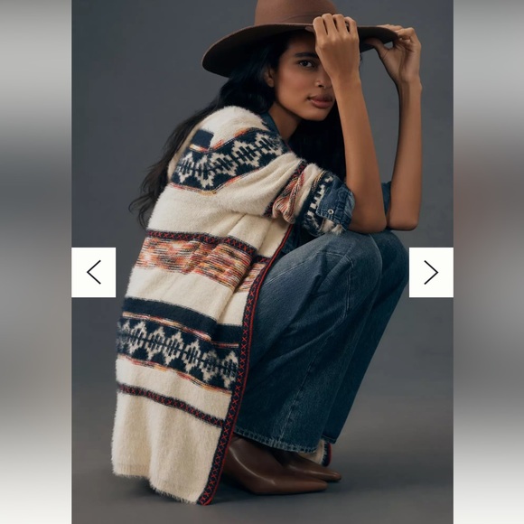 Anthropologie Callahan Novelty Duster Sweater size large - Picture 12 of 12